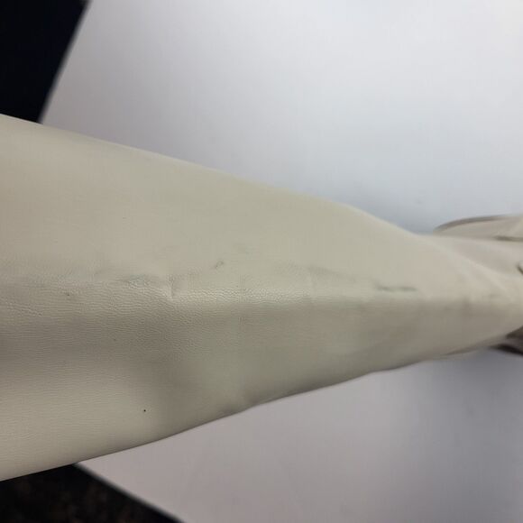 Steven by Steve Madden Calda Boots Faux Leather Off White Size 9M - Picture 7 of 16